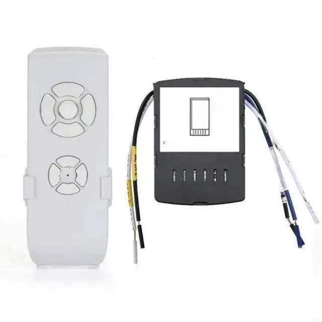 Alt view image 2 of 2 - FOR Long Distanced Remote Control for Ceiling Fan Lamp RF433MHz Frequency Wide Compatibility Simple Setsup with Timer