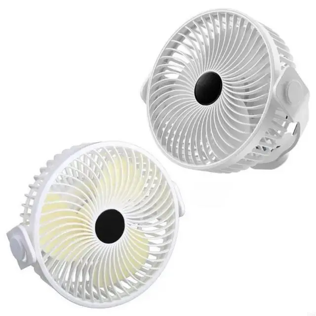 Alt view image 2 of 2 - FOR Multi-functional 3-Speed Hanging Fan 1200 Small 7.3inch Ceiling Fan USB Charging Camping Fan for Valentine's Day