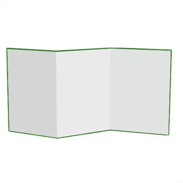 Alt view image 2 of 2 - FOR Three Fold Photography Studio Background Green White Size for Shoots