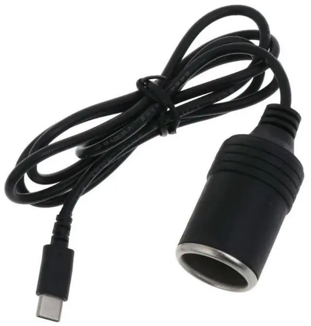 Main image of FOR 1pc USBC Male to 12V Car -Lighter Socket Female Converter Cable Easy Connection Cable for Vehicle Auto 3Meters