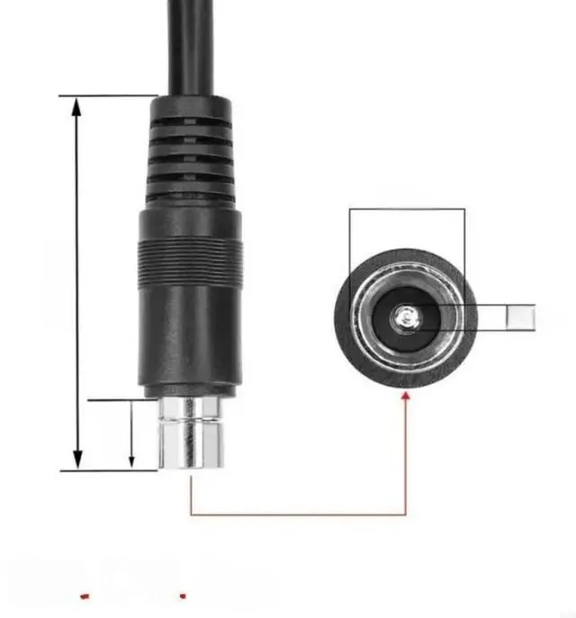 Main image of FOR 6.2 Meter Solar Panel Adapter Cable With Secure DC8020 8.0x2.0mm For Outdoor Power Station Charging