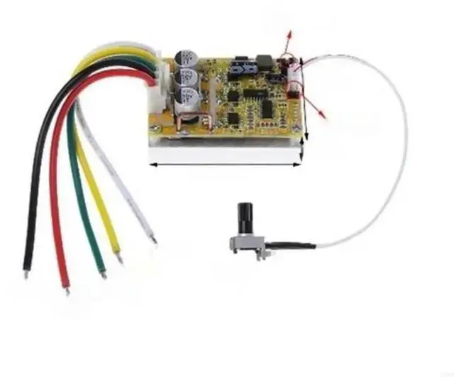 Main image of FOR 350W BLDC Three Phase Brushless Without Hall Motor Controller Motor Speed Control Module 5-36V 350W Motor Driver