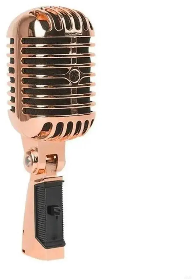 Main image of FOR 1pc Retro Vintage Dynamic Vocal Microph with Metal Frame Self-Tensioning for Live Performances Microphone
