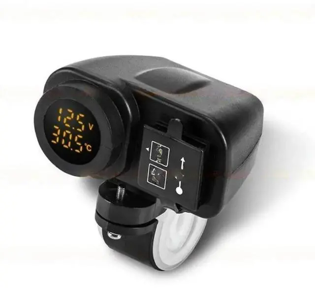 Main image of FOR 12-24V Dual USB Power Outlet for Car Motorcycle Waterproof Power Adapter
