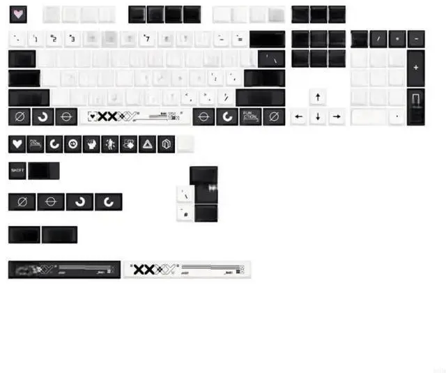 Main image of FOR 1pc Thick P Keycaps 128pcs Dye Sublimation Keycap Set XDA CSgo Profile for Mechanical Keyboard MultiLanguages