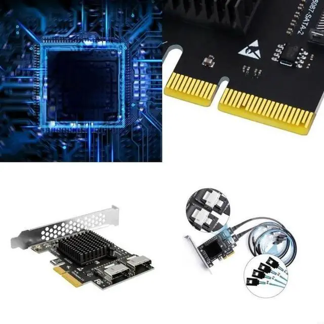 Main image of FOR PCIe to SFF8087 Mini 8-Port Controller PCIE3.0 To SFF 8087 SFF-8087 ASM1166 Chip Adapter Expansion