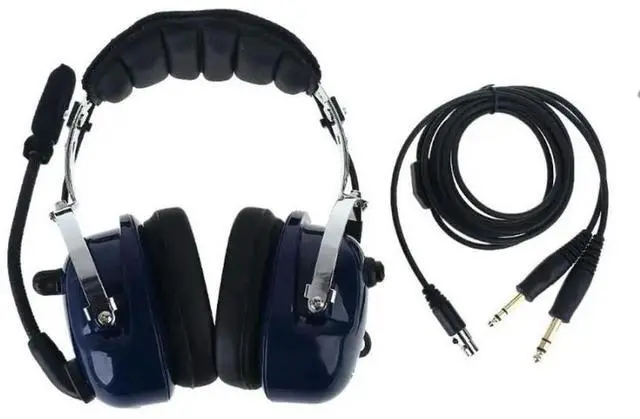 Main image of FOR 1Set RA200 Aviation Headset Adjustable Dual Plug Headph with Noise Cancellation Mono Switch MP3 Music