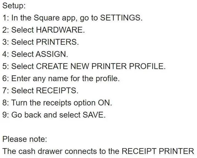 Alt view image 7 of 7 - POS Hardware Bundle for Square - Cash Drawer and Thermal Receipt Printer