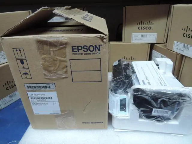 Alt view image 3 of 5 - NOB Ep,son TM-T88V M244A Serial port Thermal Receipt printer
