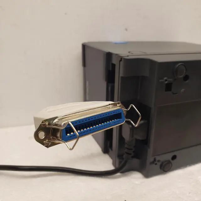 Alt view image 5 of 7 - Ep,son TM-L90 M313A Thermal Label Bar code Receipt Printer w/ Serial Cable & Riser