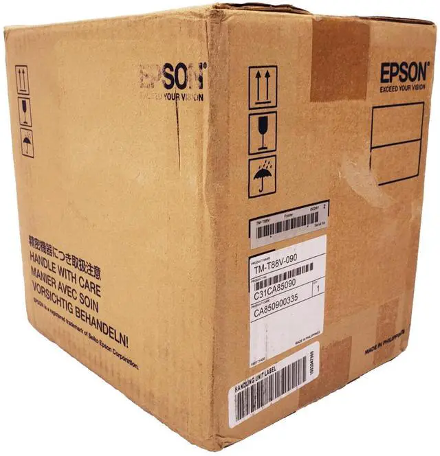 Alt view image 3 of 4 - Ep,son TM-T88V POS Powered USB 3" Thermal Receipt Printer w/ Cutter - C31CA85090