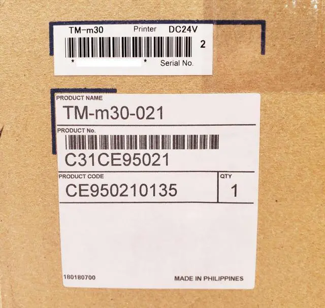 Alt view image 2 of 3 - Ep,son TM M30 POS Thermal Receipt Printer USB Ethernet TM-m30-021 C31CE95021