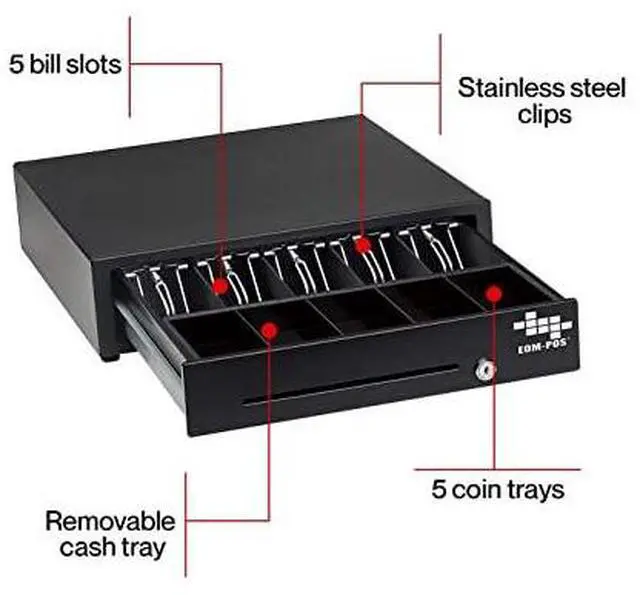 Alt view image 5 of 7 - POS Hardware Bundle for Square - Cash Drawer and Thermal Receipt Printer