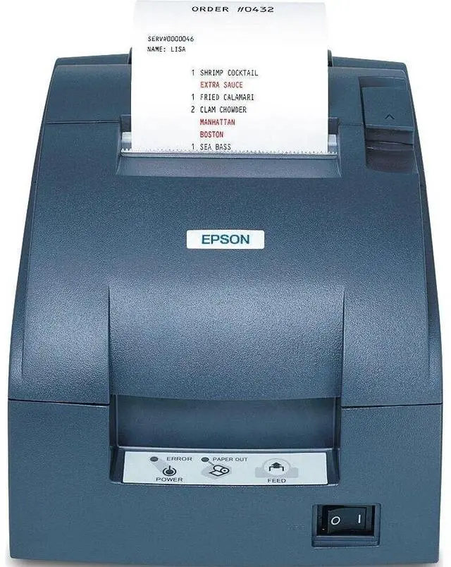 Alt view image 3 of 3 - Ep,son C31C515A8761 TM-U220D POS Receipt Printer 9-pin - 6 lps Mono - USB - 9-pin