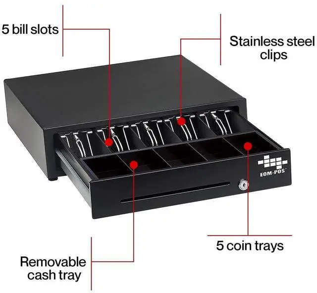 Alt view image 5 of 7 - POS Hardware Bundle for Square - Cash Drawer, Thermal Receipt Printer, Bar code