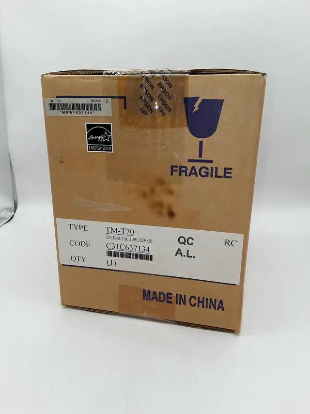 Alt view image 7 of 7 - Ep,son TM-T70 POS Thermal Receipt Printer Model M225A C31C637134