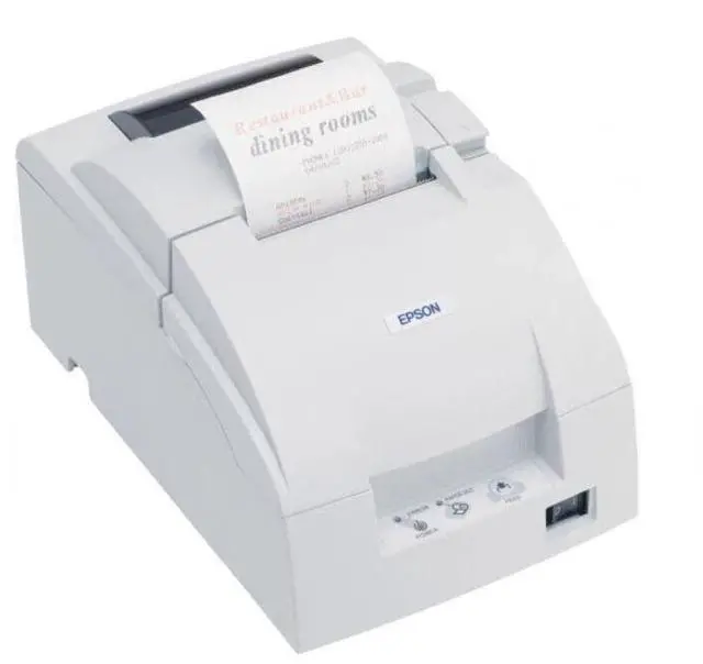 Alt view image 3 of 3 - Ep,son C31C515A8771 U220D Impact Receipt Printer - USB - White