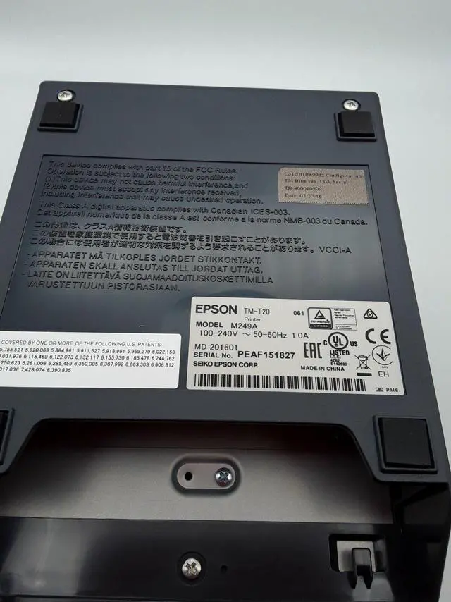 Alt view image 4 of 7 - Ep,son TM-T20 M249A POS Thermal Receipt( C31CB10A9982)