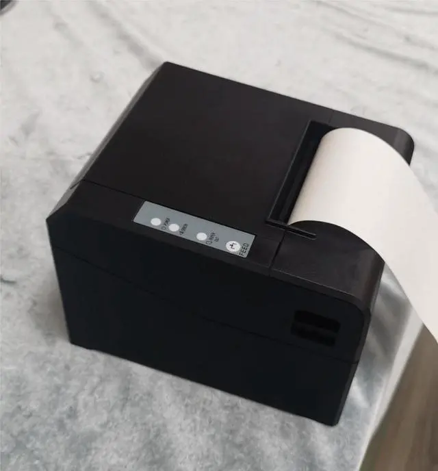 Alt view image 4 of 7 - Pbm P-833E Thermal Receipt Printer, Ethernet, Cashdrawer Port,USB, 3-in-1