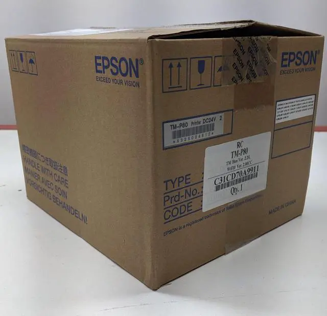 Alt view image 3 of 4 - Ep,son Mobilink TM-P80 Mobile Direct Thermal Printer C31CD70A9911