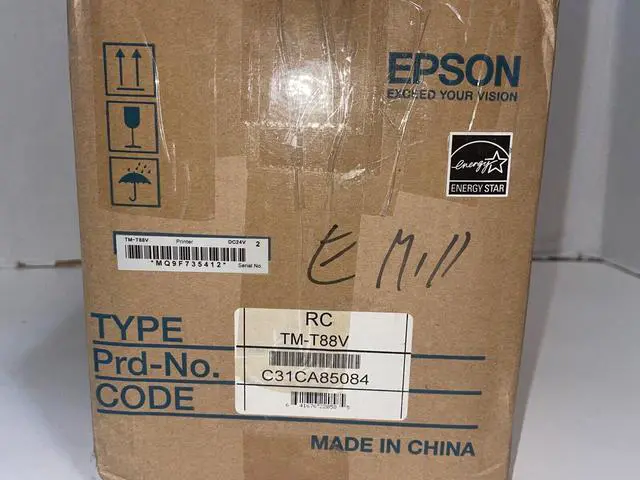 Alt view image 7 of 7 - Ep,son M244A TM-T88V Thermal POS Receipt Printer Serial / USB