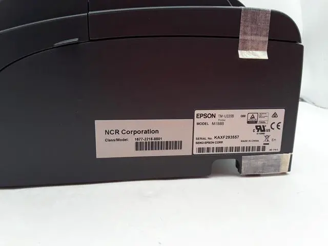 Alt view image 3 of 7 - Ep,son TM-U220PB M188B POS Receipt Printer