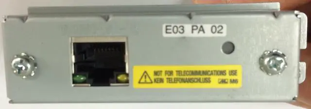 Alt view image 2 of 2 - Ep,son TM-U220B EDG Ethernet LAN Receipt Printer Auto Cutter