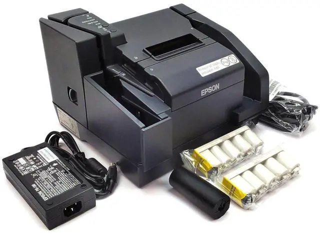 Alt view image 7 of 7 - Ep,son TM-S900MJ-131 Thermal Receipt Printer 2-Side Cheque Scan,ner 3-in-1 USB