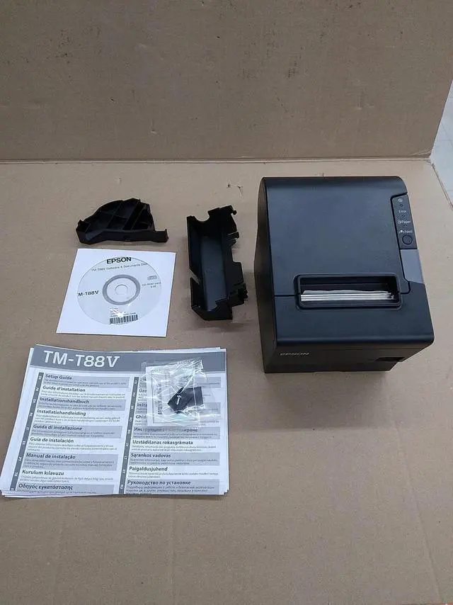 Alt view image 2 of 7 - Ep,son T88V PUSB, E1Q93AA, Receipt Printer, NO Cords Included.
