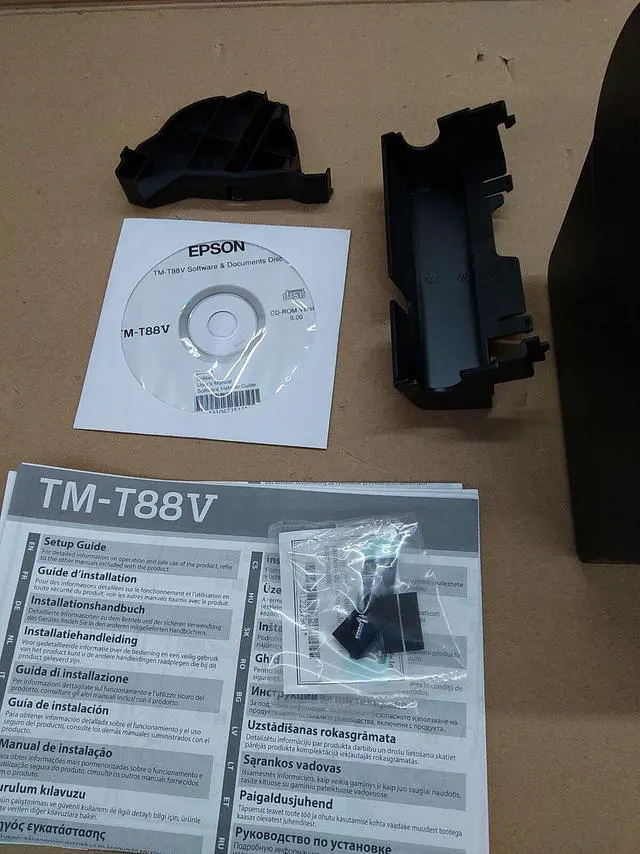 Alt view image 3 of 7 - Ep,son T88V PUSB, E1Q93AA, Receipt Printer, NO Cords Included.