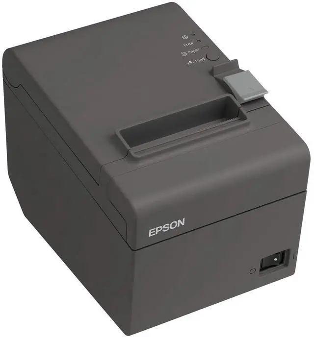 Alt view image 2 of 6 - Ep,son TM-T82II POS Printer (USB+Parallel, Monochrome, Wired, Gray)
