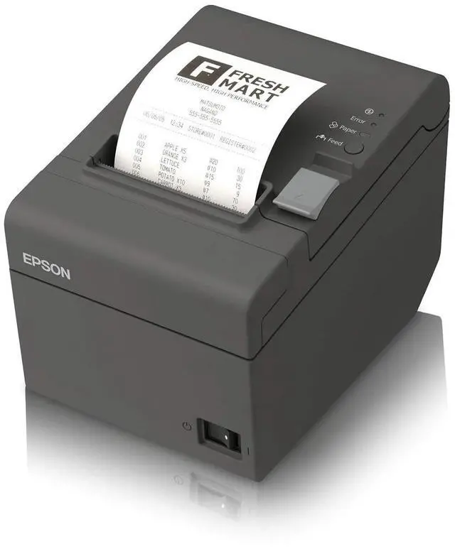 Alt view image 4 of 6 - Ep,son TM-T82II POS Printer (USB+Parallel, Monochrome, Wired, Gray)