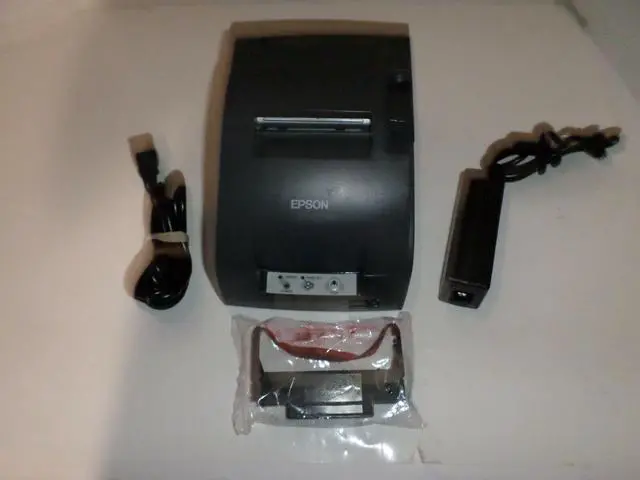 Alt view image 5 of 7 - Ep,son TM-U220B M188B Dot Matrix Kitchen / Bar POS Receipt Printer WI-FI