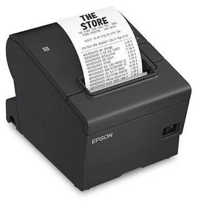 Alt view image 3 of 7 - Ep,son TM-T88VII OmniLink Single-Station Thermal Receipt Printer C31CJ57052