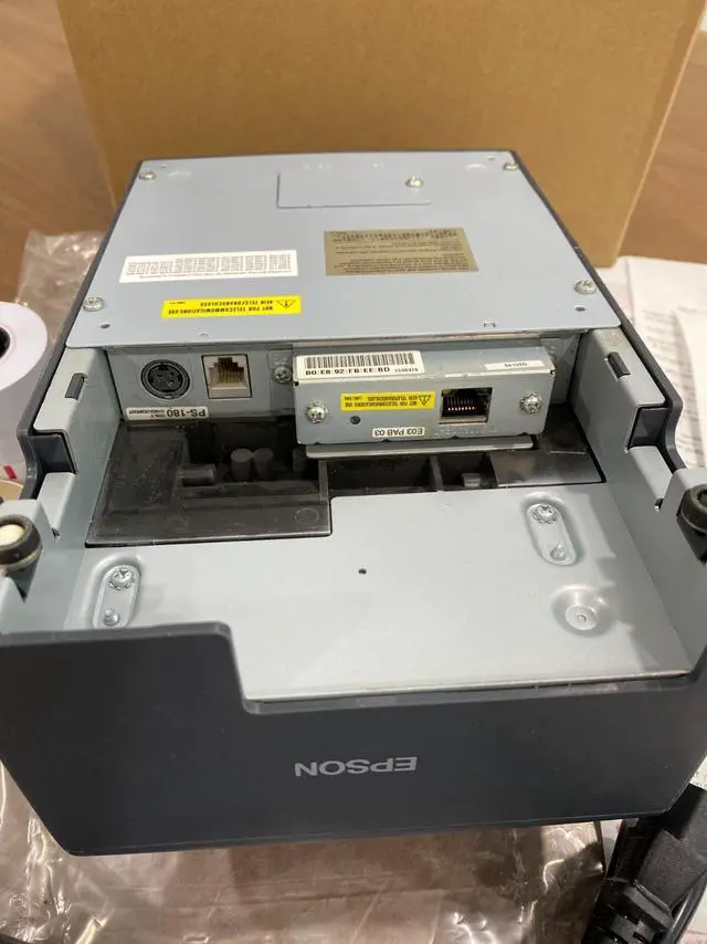 Alt view image 3 of 4 - Ep,son TM-U220B Ethernet KITCHEN RECEIPT POS PRINTER WITH UB-E03 Interface Card