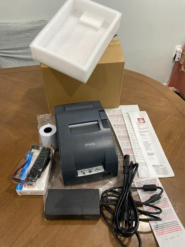 Alt view image 4 of 4 - Ep,son TM-U220B Ethernet KITCHEN RECEIPT POS PRINTER WITH UB-E03 Interface Card