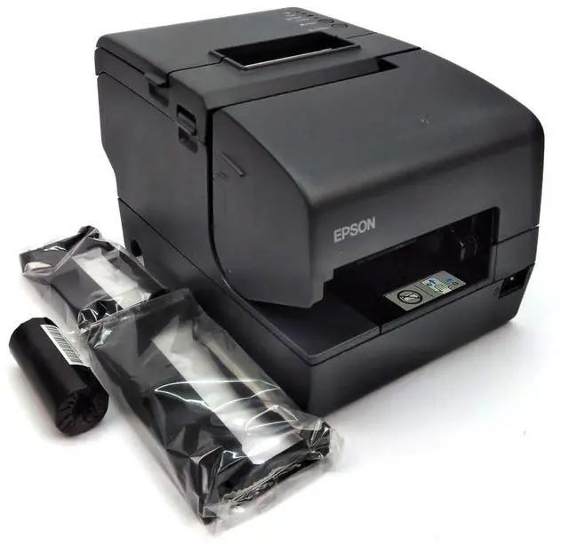 Alt view image 6 of 7 - Ep,son TM-H6000IV Thermal Receipt POS Printer Multifunction USB C31CB25A7811