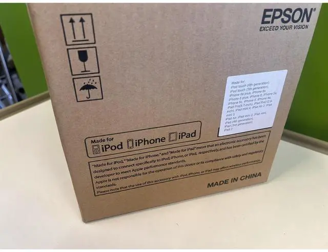 Alt view image 4 of 7 - Ep,son TM-T88VI Thermal POS Receipt Printer M338B AC Adapter + Ethernet Cable