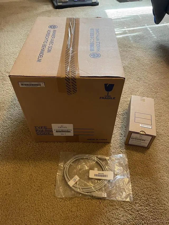 Main image of Ep,son TM U675 Receipt Slip Printer C31C283A771 Factory Sealed With Power Supply