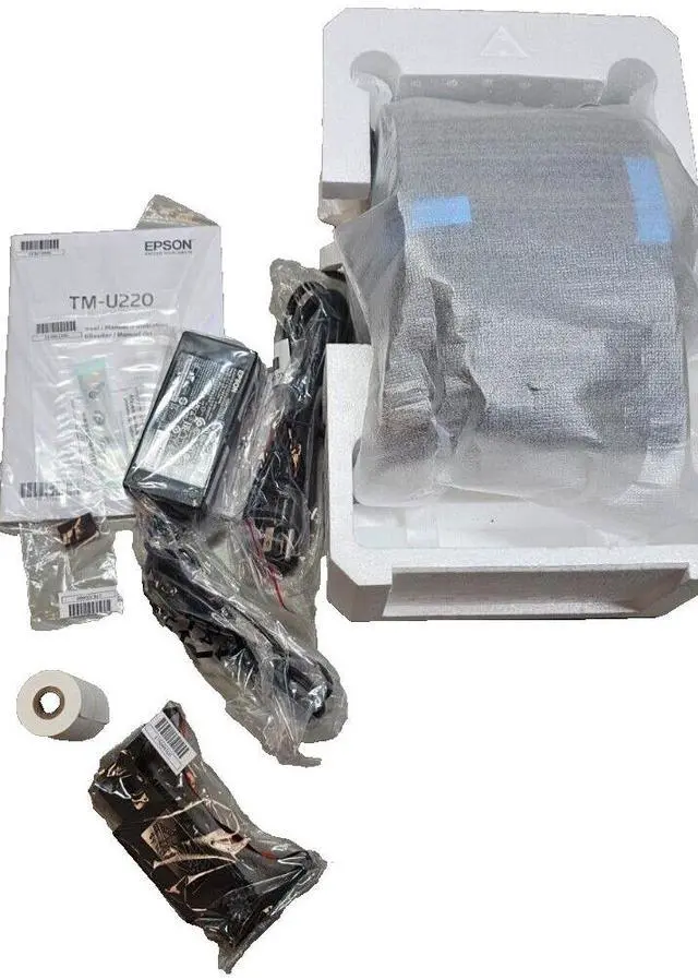 Alt view image 5 of 7 - Ep,son TM-U220B Dot Matrix Serial POS Desktop Receipt Printer M188B Autocuttr