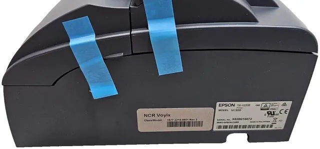 Alt view image 7 of 7 - Ep,son TM-U220B Dot Matrix Serial POS Desktop Receipt Printer M188B Autocuttr