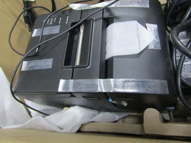 Alt view image 3 of 7 - Ep,son TM-6000V MULTIFUNCTION POS RECEIPT PRINTER M253B W/ POWER SUPPLY