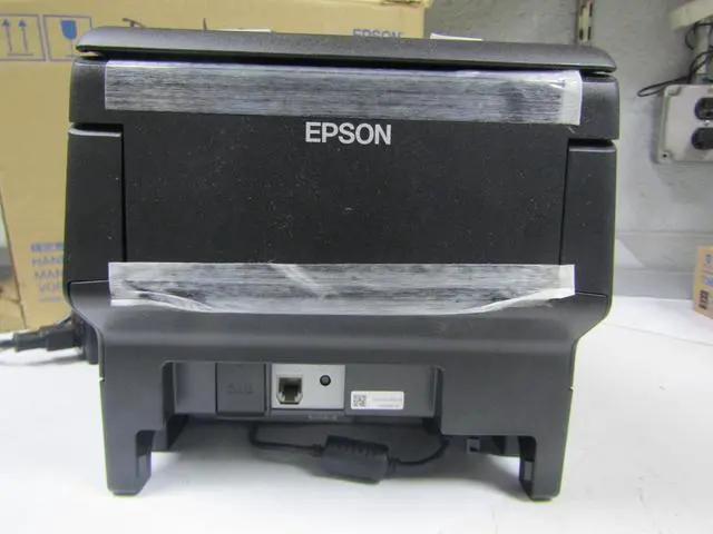 Alt view image 7 of 7 - Ep,son TM-6000V MULTIFUNCTION POS RECEIPT PRINTER M253B W/ POWER SUPPLY