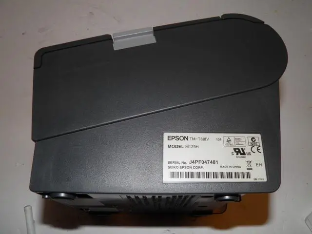 Alt view image 3 of 4 - Ep,son TM-T88IV M129H Thermal POS Receipt Printer USB Printer w Power Supply