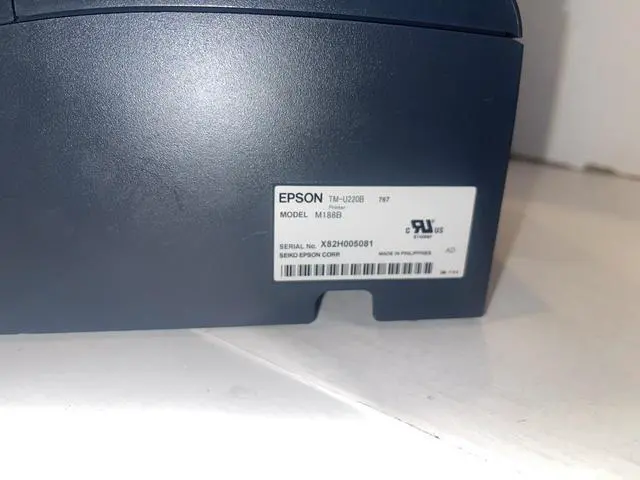 Alt view image 3 of 7 - Ep,son TM-U220B M188B C31C514A7881 Dot Matrix POS Receipt Printer Ethernet