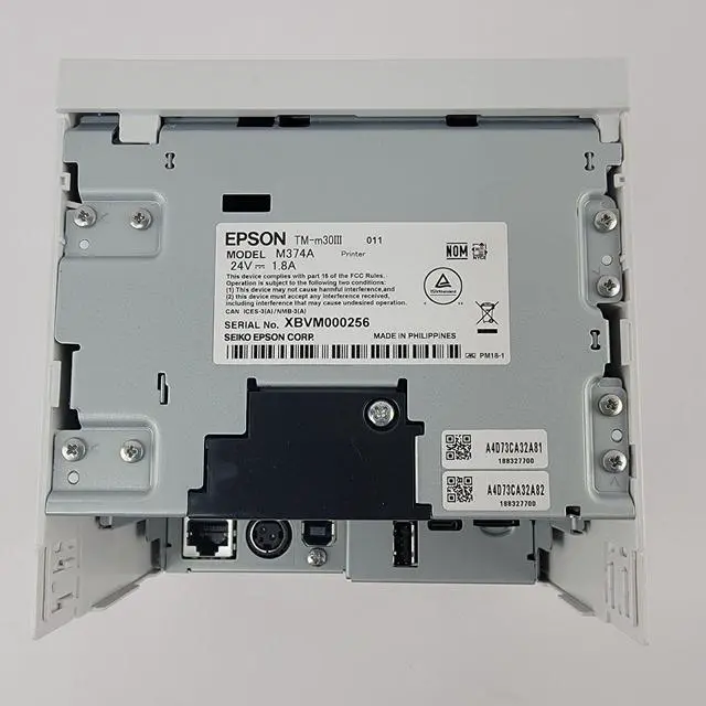 Alt view image 4 of 7 - TM-M30iii Ep,son Thermal USBA,B,C Ethernet POS Printer C31CK50011 White