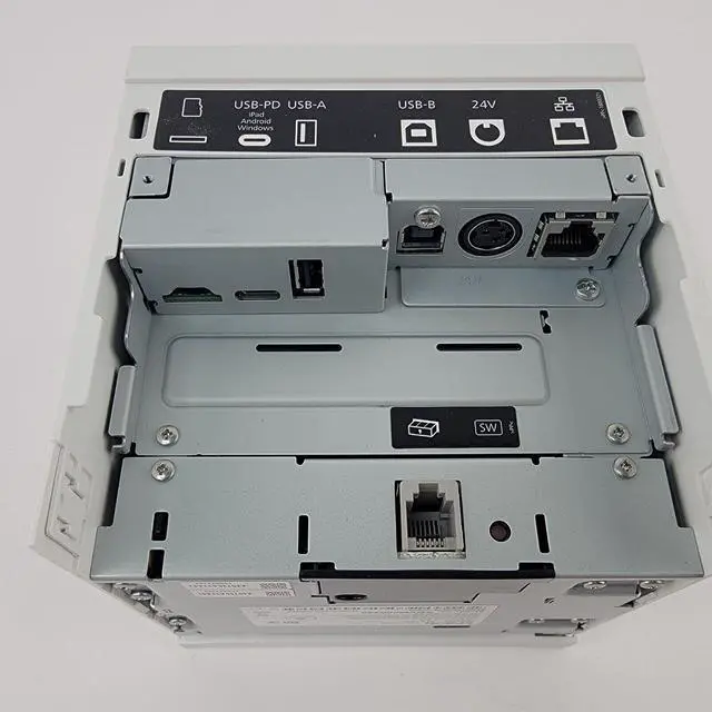 Alt view image 5 of 7 - TM-M30iii Ep,son Thermal USBA,B,C Ethernet POS Printer C31CK50011 White