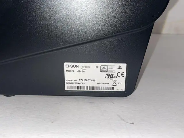 Alt view image 3 of 7 - Ep,son M244A TM-T88V Thermal POS Receipt Printer Serial or USB Printer