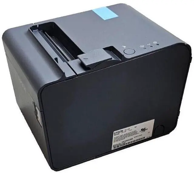 Alt view image 2 of 7 - Ep,son TM-L90 Thermal POS Label & Receipt Printer M313A w/ Adapter USB/Serial