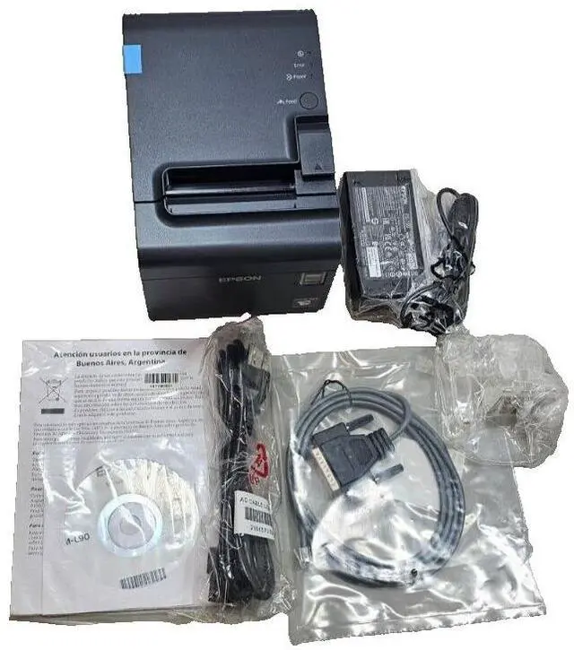 Main image of Ep,son TM-L90 Thermal POS Label & Receipt Printer M313A w/ Adapter USB/Serial